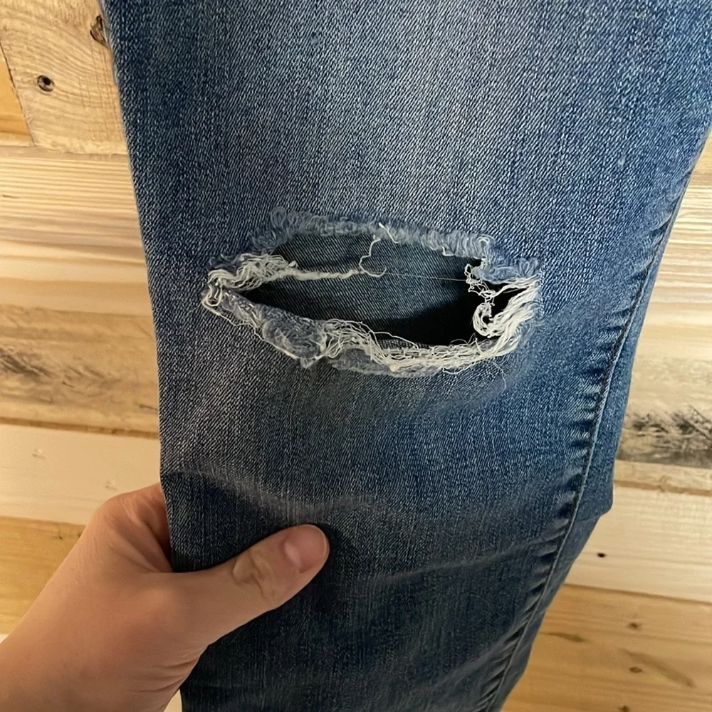 Kut from the Kloth size 10 Donna high rise fab ab ankle skinny button up jean - Picture 6 of 12